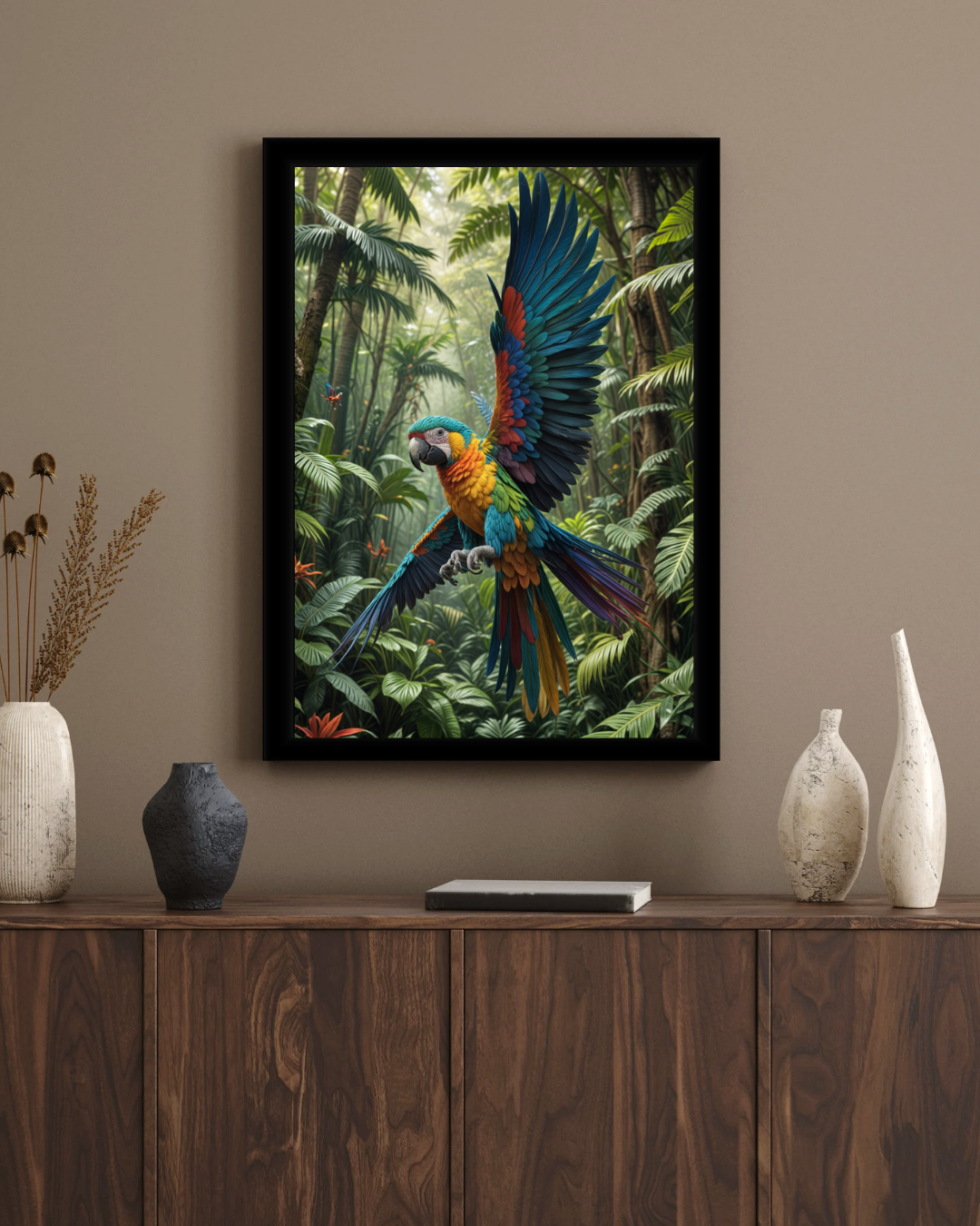 Jewel Winged Wall Frame
