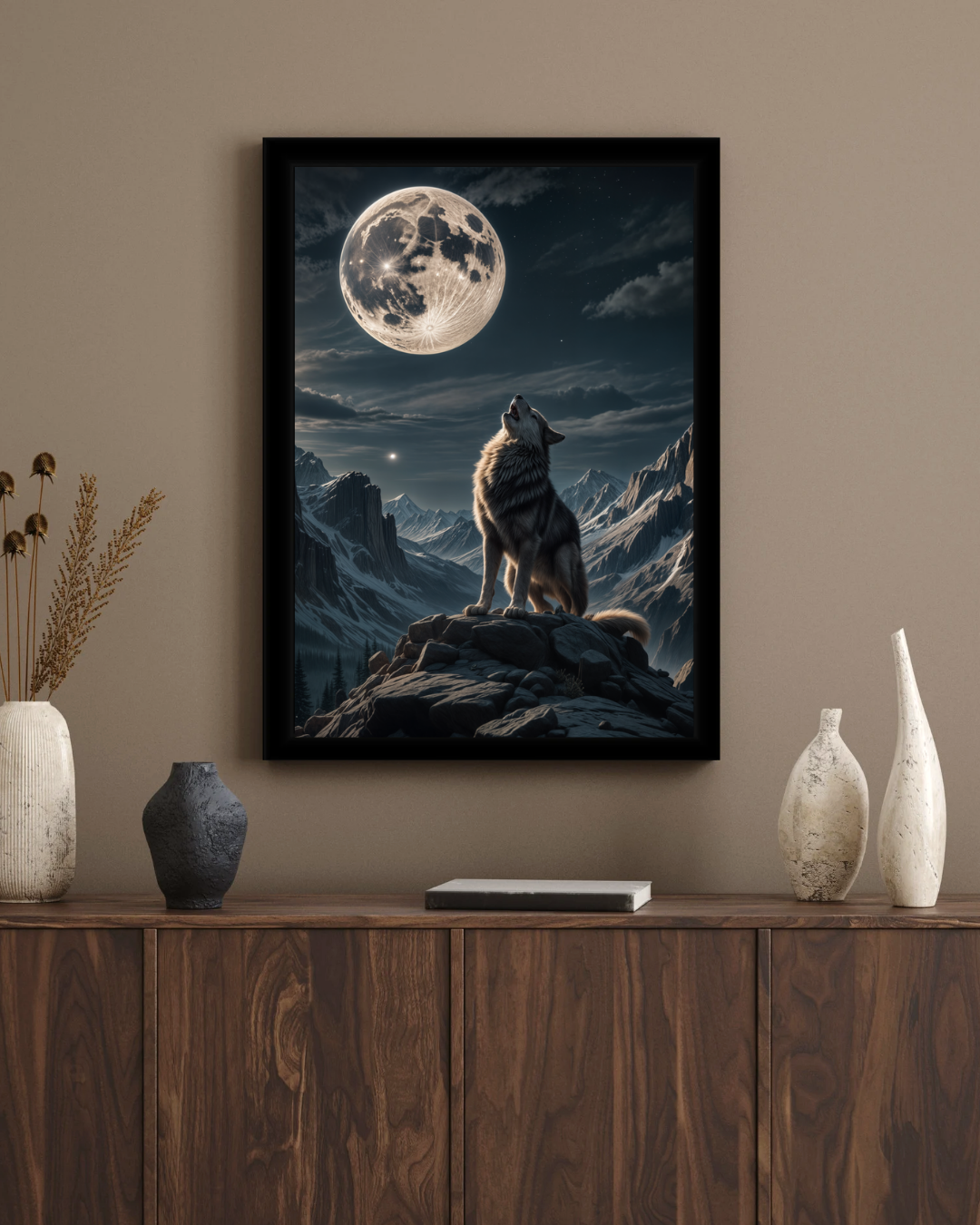 Lunar Howl Wall Frame