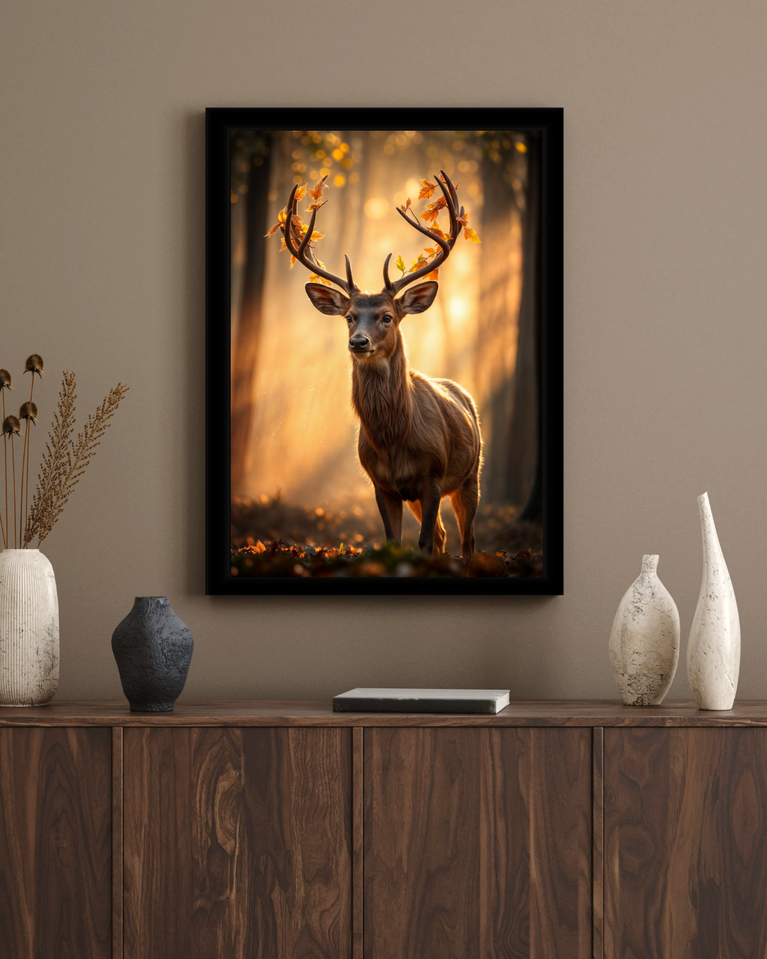 Autumnal Crown Wall Frame