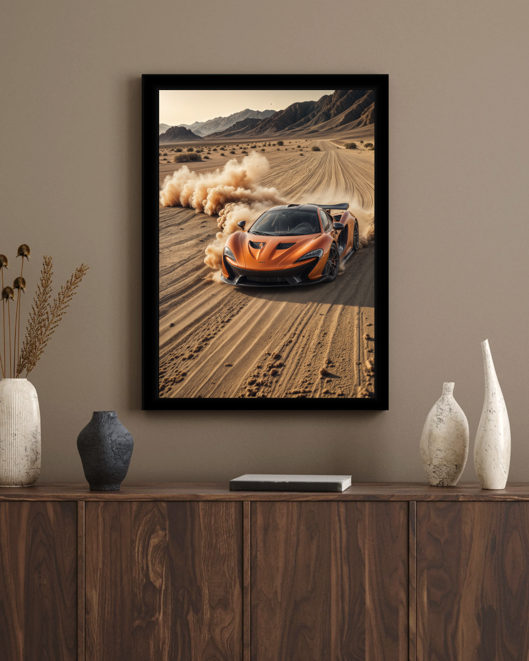 Desert Fury McLaren Wall Frame