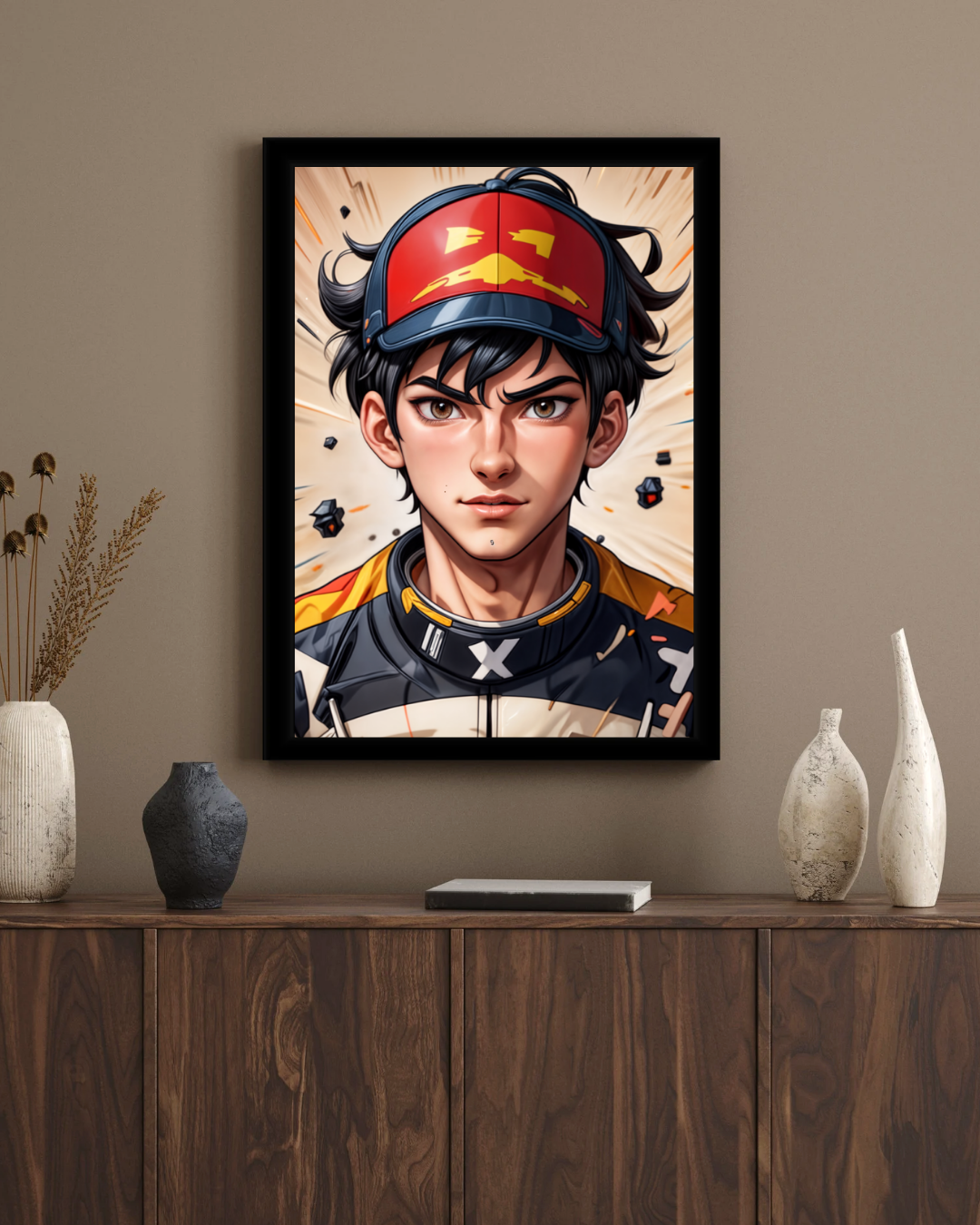 Max Verstappen Wall Frame