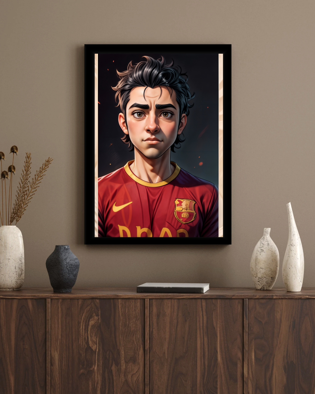 Xavi Hernandez Wall Frame