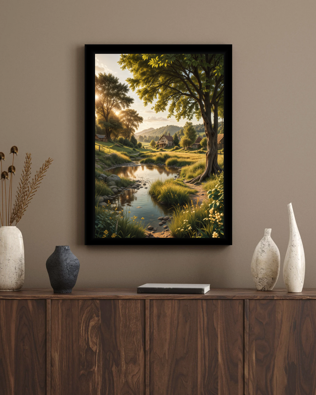 Golden Valley Serenity Wall Frame