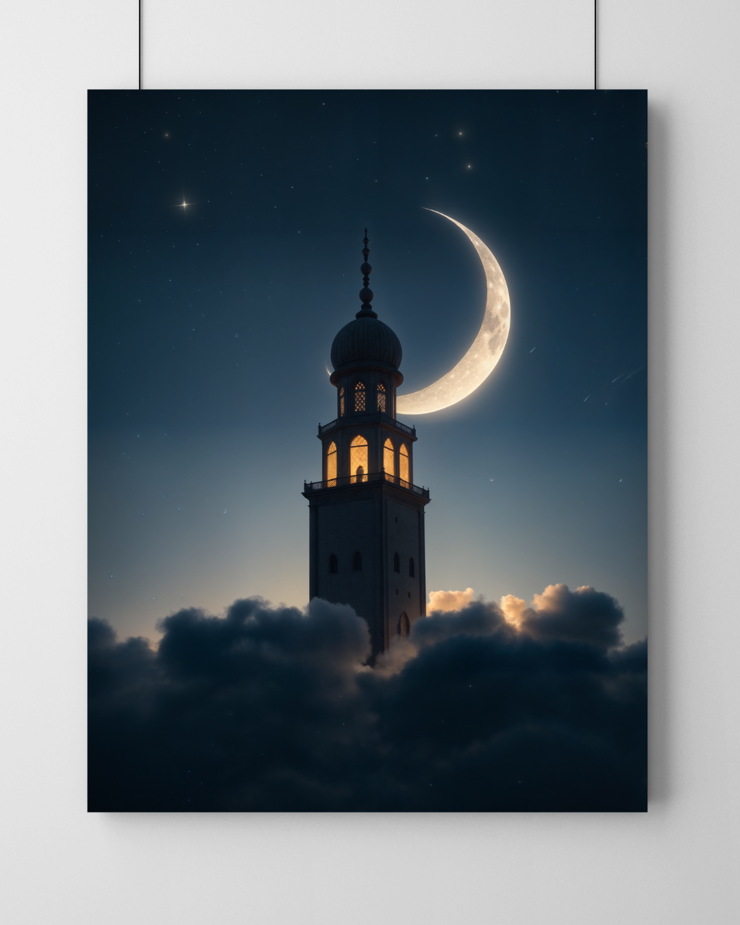 Beneath the Crescent - Islamic Wall Frame