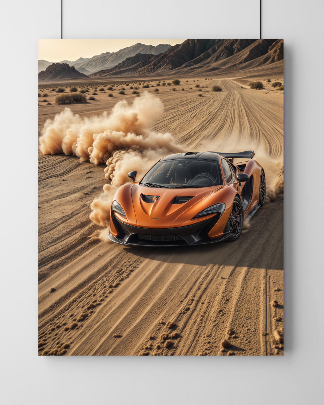 Desert Fury McLaren Wall Frame