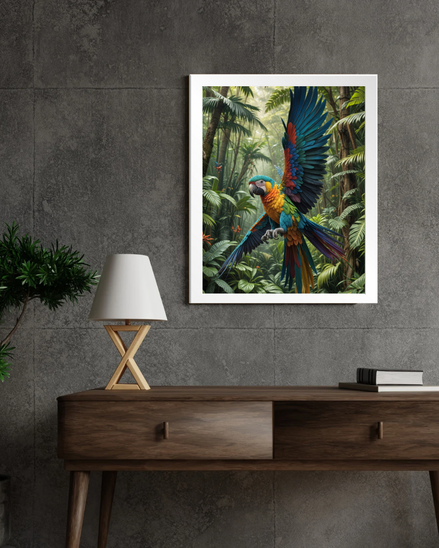 Jewel Winged Wall Frame