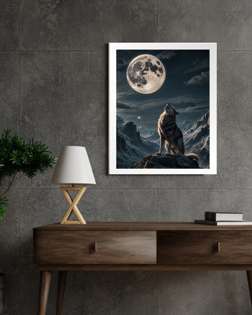 Lunar Howl Wall Frame