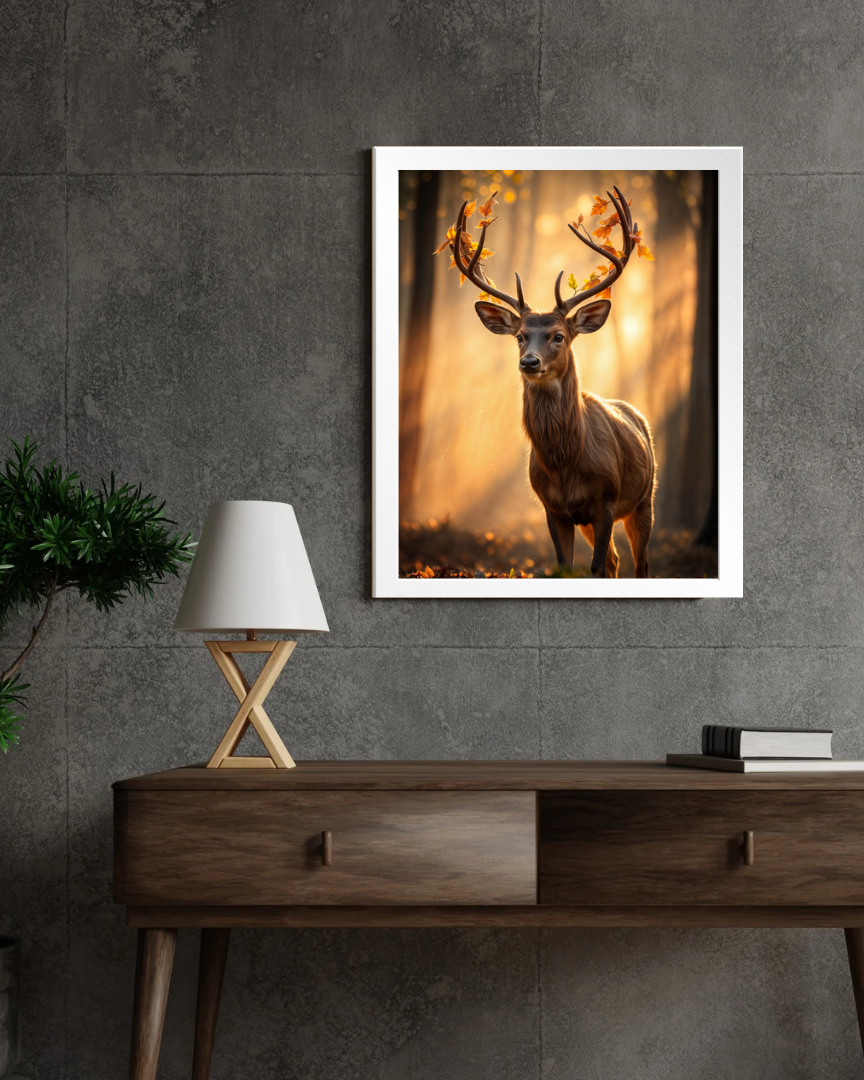 Autumnal Crown Wall Frame