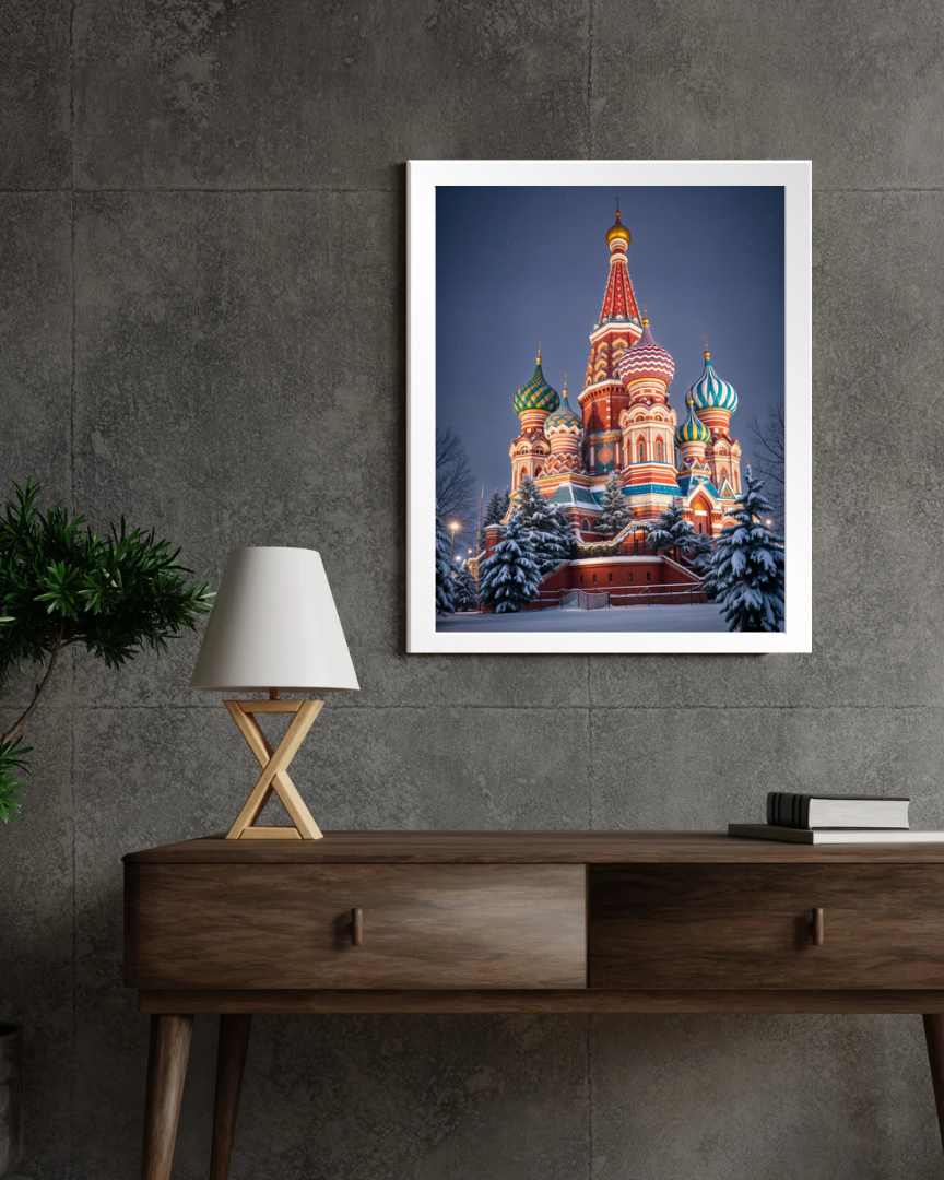 Moscow's Winter Dreams Wall Frame