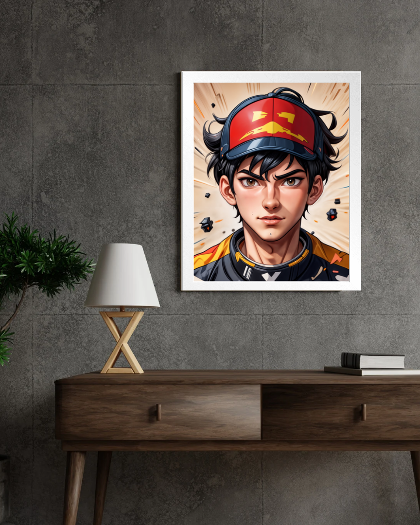 Max Verstappen Wall Frame