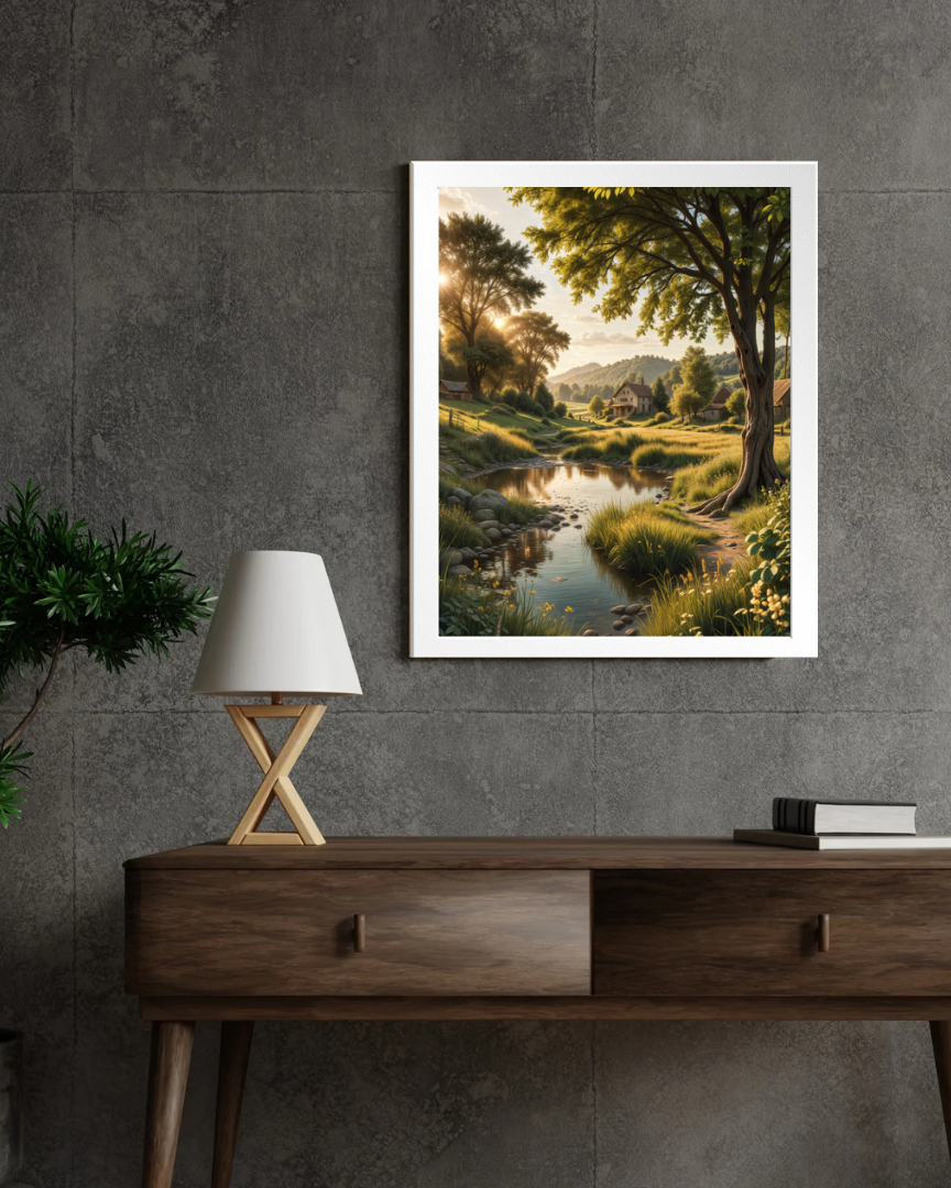 Golden Valley Serenity Wall Frame