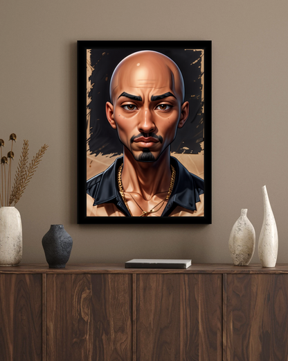 2Pac Wall Frame