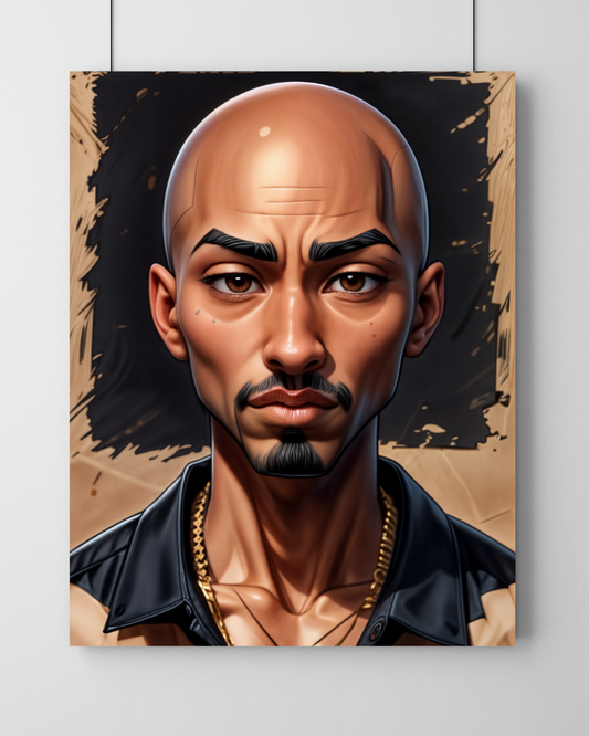 2Pac Wall Frame
