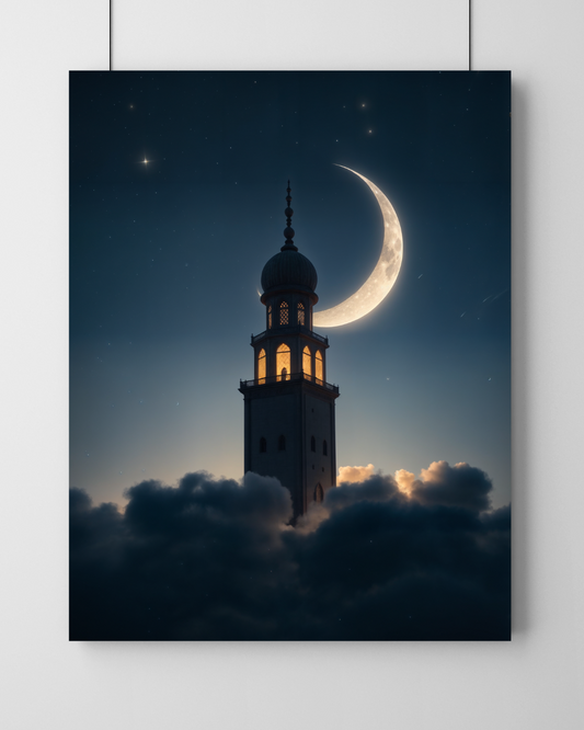 Beneath the Crescent - Islamic Wall Frame