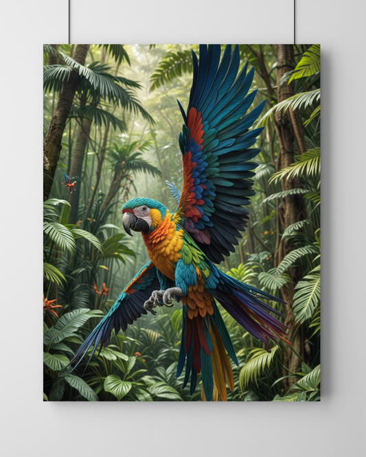 Jewel Winged Wall Frame