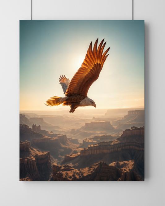 Golden Flight Wall Frame