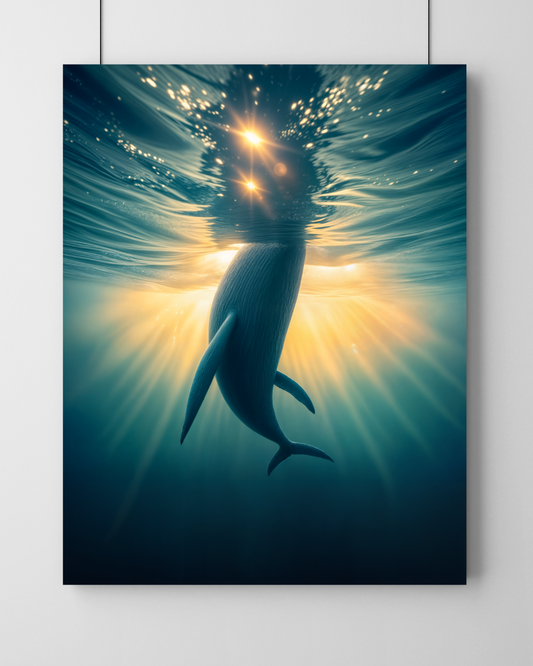 Sunlit Depths Wall Frame