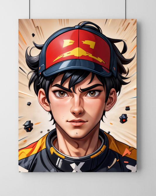 Max Verstappen Wall Frame