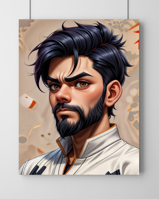 Virat Kohli Wall Frame