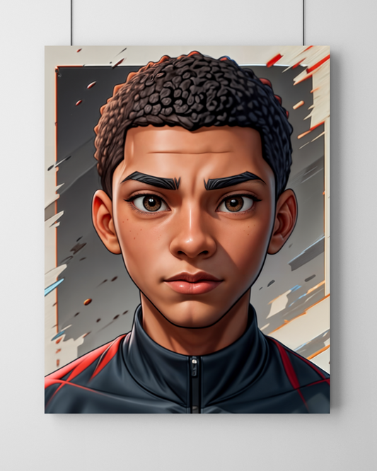 Kylian Mbappé Wall Frame