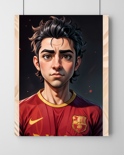 Xavi Hernandez Wall Frame