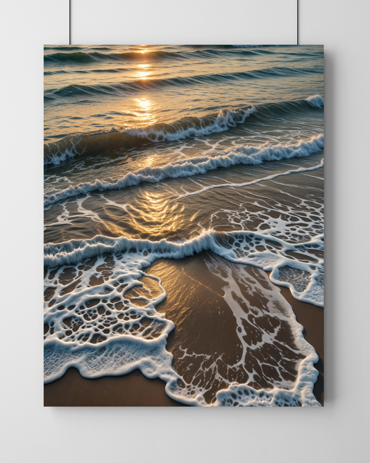 Golden Serenity Wall Frame