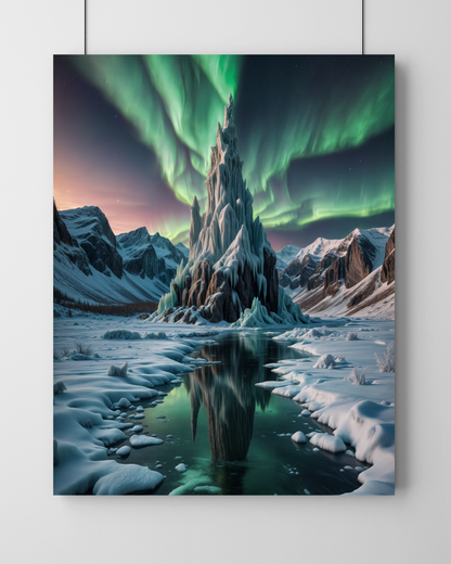 Frozen Crown of the North Wall Frame