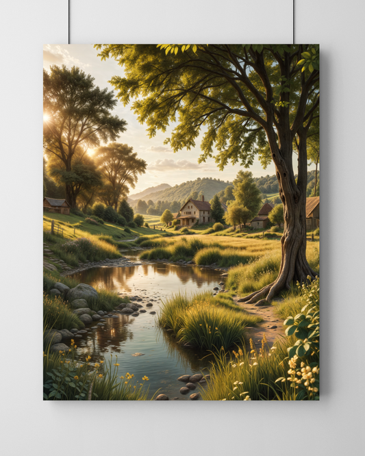 Golden Valley Serenity Wall Frame