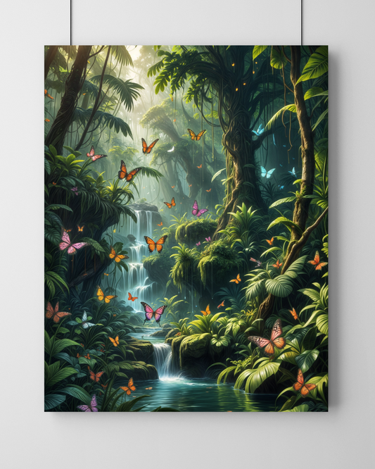 Butterfly Sanctuary Wall Frame