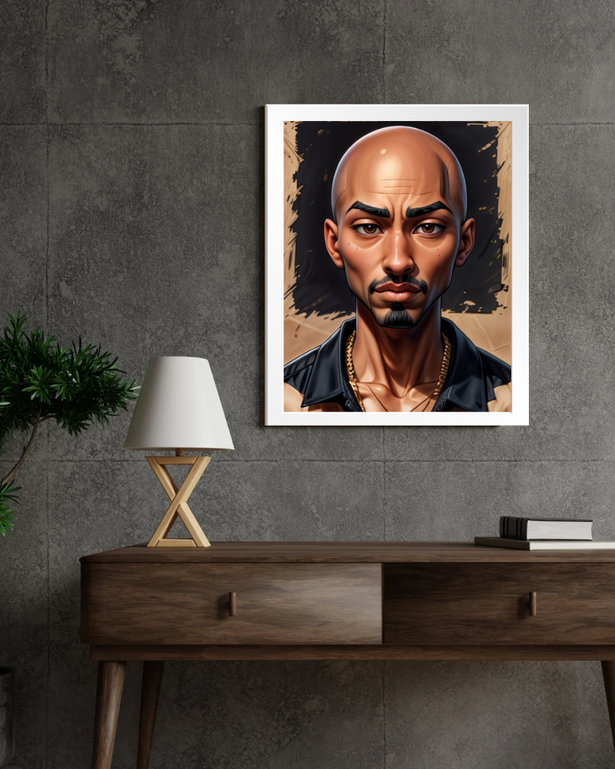 2Pac Wall Frame
