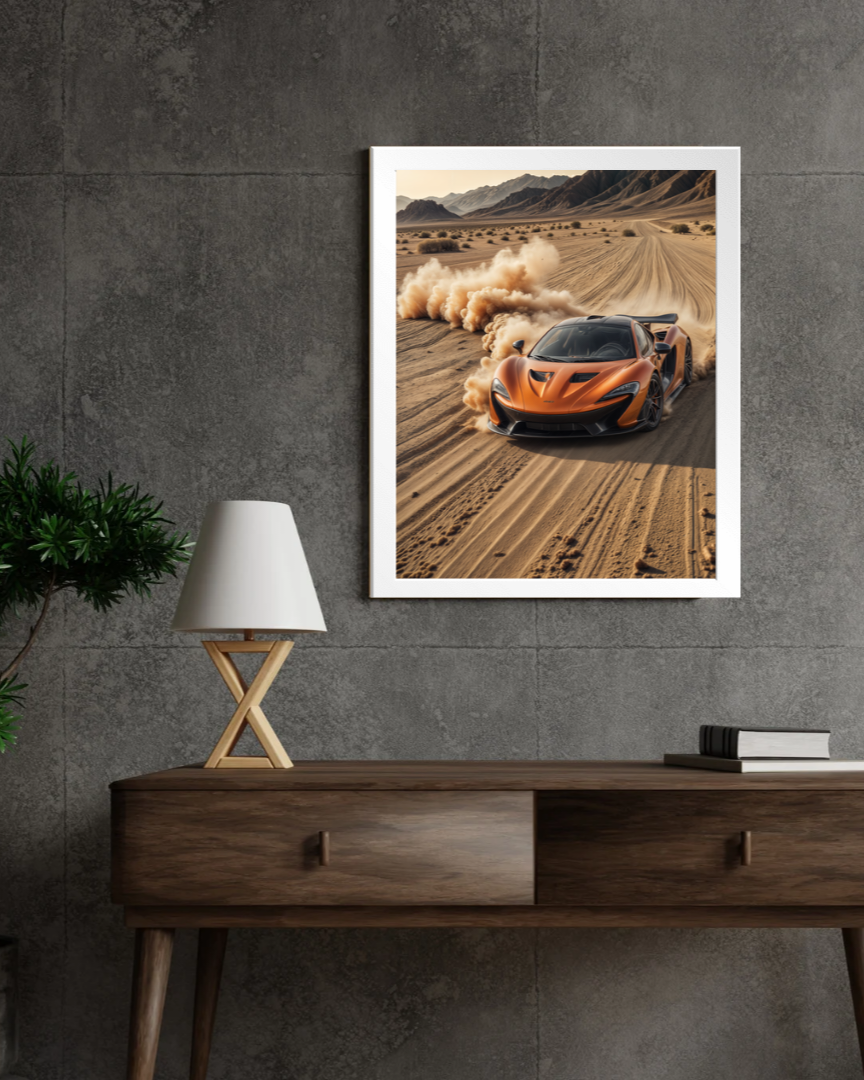 Desert Fury McLaren Wall Frame