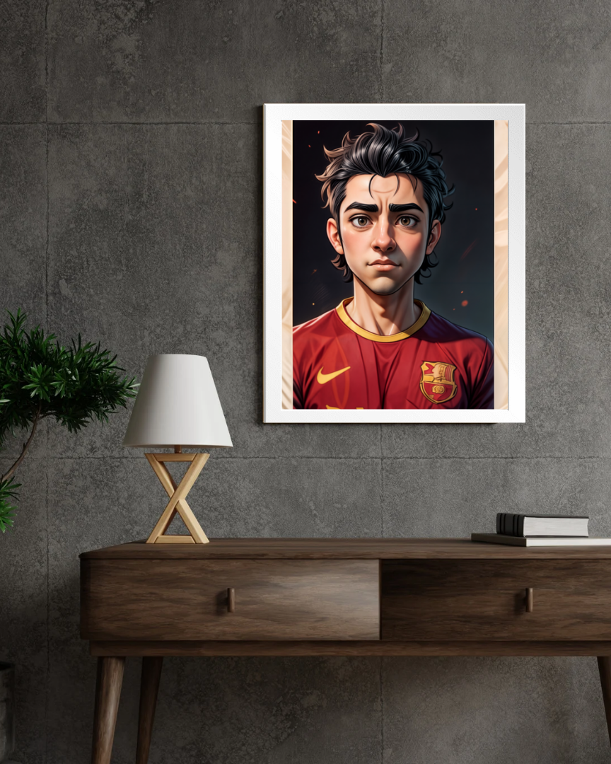 Xavi Hernandez Wall Frame