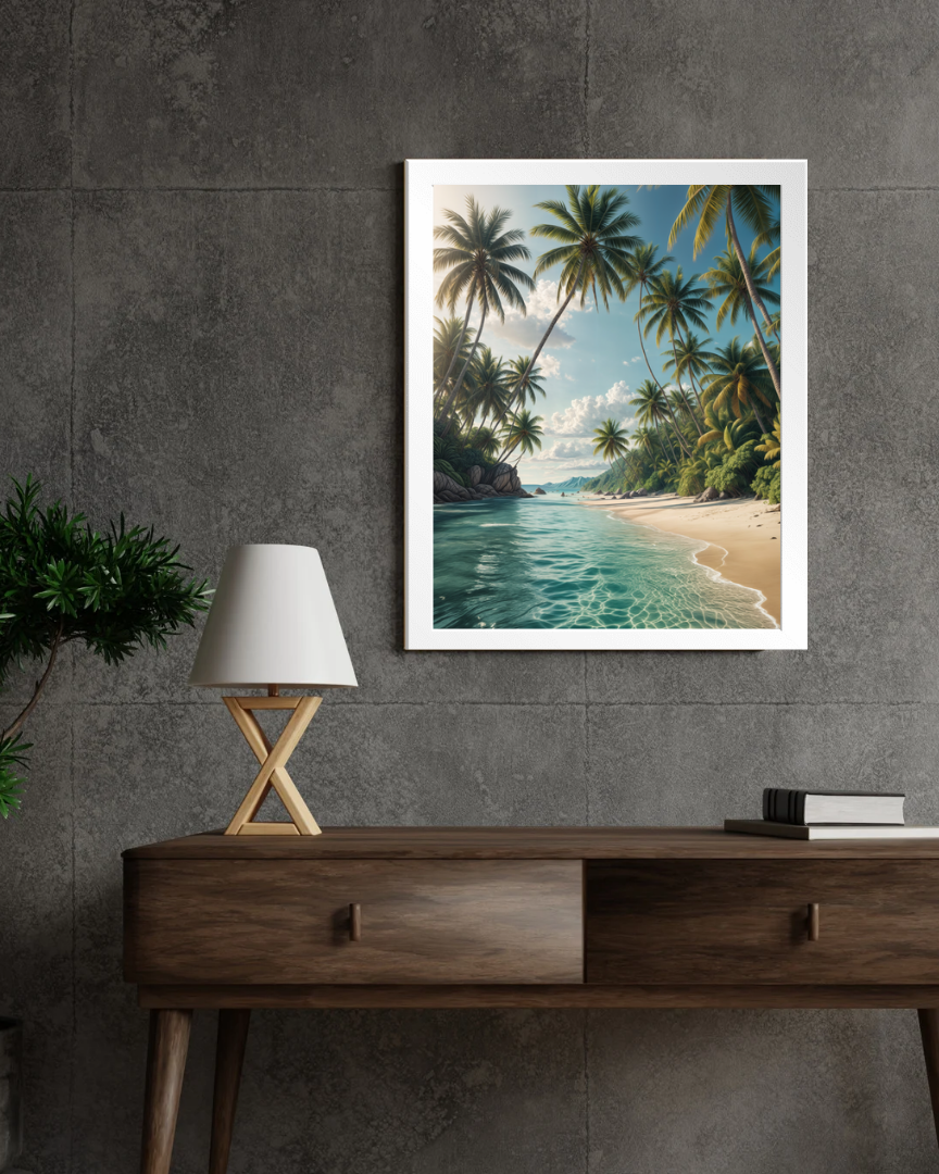 Azure Tranquility Wall Frame
